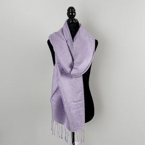 NWT Lilac silk/wool scarf